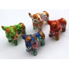TORO PUKA taureaux en céramique décorés